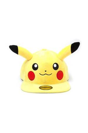 Pokémon Czapka Pikachu Plush Snapback Cap