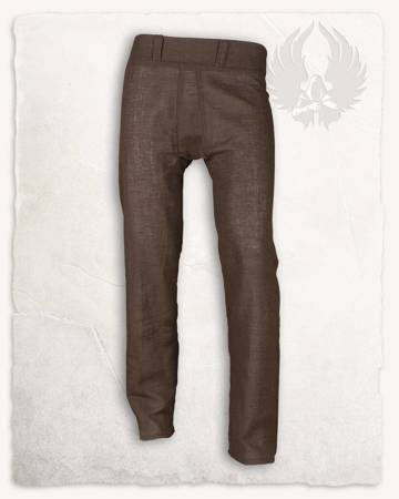 Ranulf Thorsberg Leinen brown - lniane spodnie