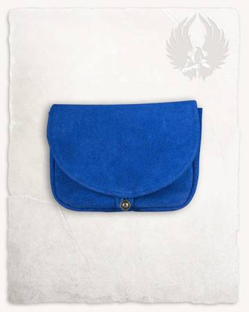 Rickar Belt Bag Big Blue - zamszowa duża kaletka