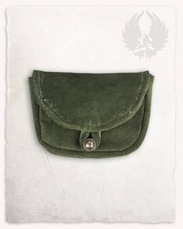 Rickar Belt Bag Small Green - zamszowa mała kaletka
