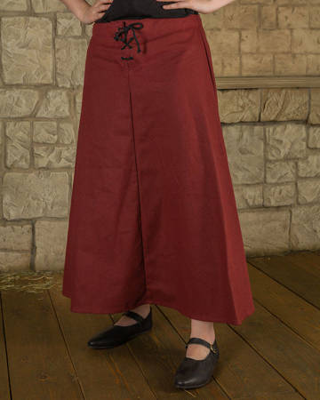 Sina Skirt Canvas - Burgundy