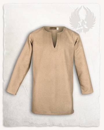 Tronde Tunic Wool Sand - wełniana tunika