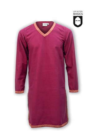 Tunic with braid - Burgundy