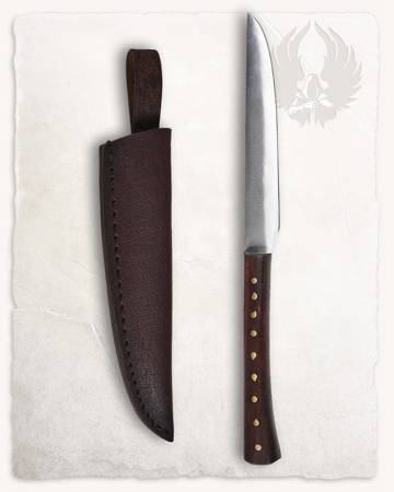 Vera Knife With Wooden Handle - nóż z pochwą