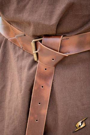 X Belt - Faux Leather Brown - 160 cm