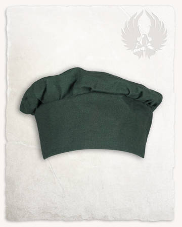 Armin Cap Canvas Green - włoski beret