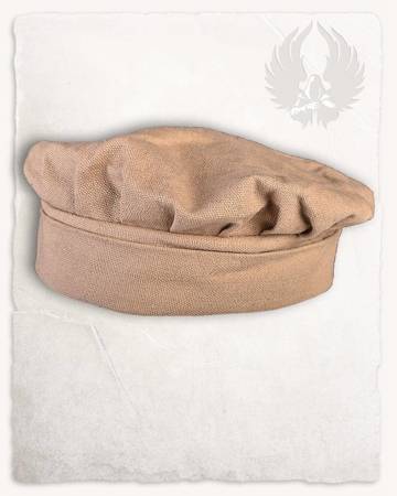 Armin Cap Canvas Sand - włoski beret