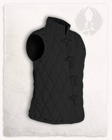 Arthur Padded Vest black - przeszywanica krótka