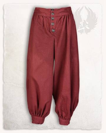 Ataman Trousers Canvas bordeaux - płócienne szarawary.