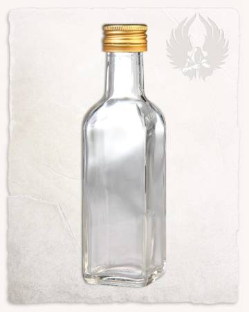 Bottle 5 angeled with screw cap 100ml - butelka czworokątna z nakrętką