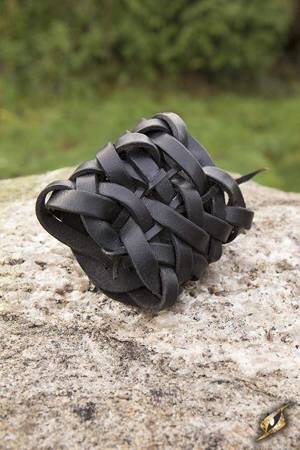 Braided Bracelet - Black - 20 cm