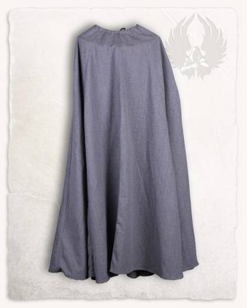 Carl Cloak Grey - średniowieczny płaszcz, peleryna
