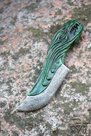 Dragon Dagger - Green - 16,3 cm