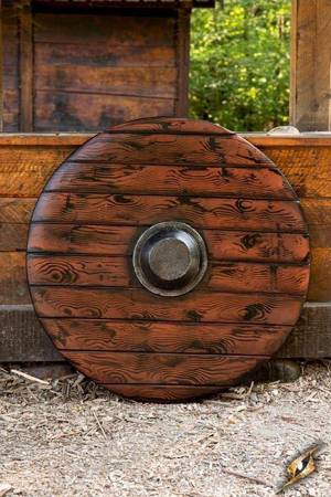 Drang Shield - Wood - 80 cm