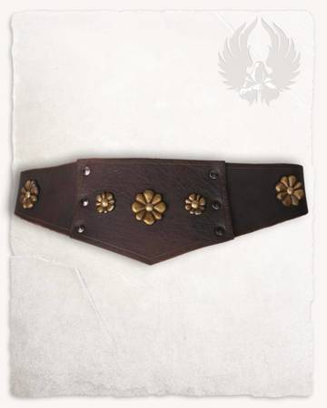 Elina Ladies Belt Brown - skórzany damski pas