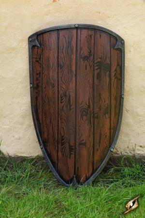 Footman Shield - Wood - 90x60 cm