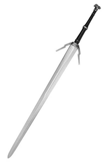 Geralt's Silver Sword - Wolf - wiedźmiński srebrny miecz Szkoły Wilka