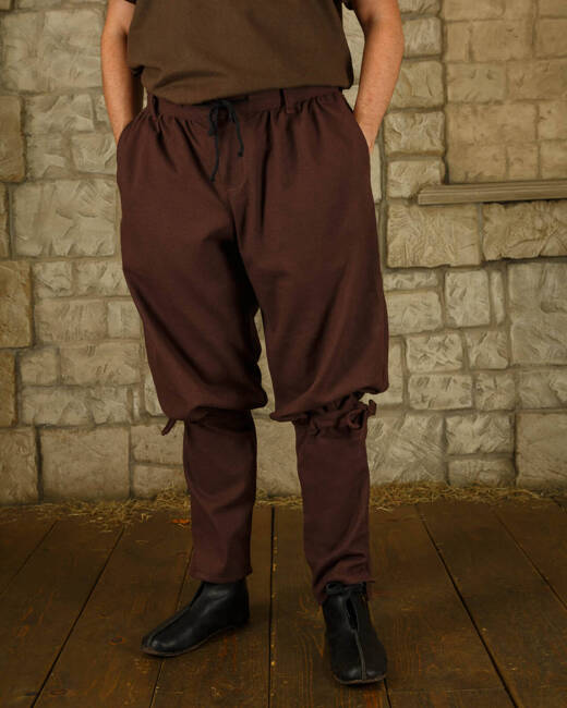 Gunnar Viking Trousers Canvas Brown - płócienne spodnie