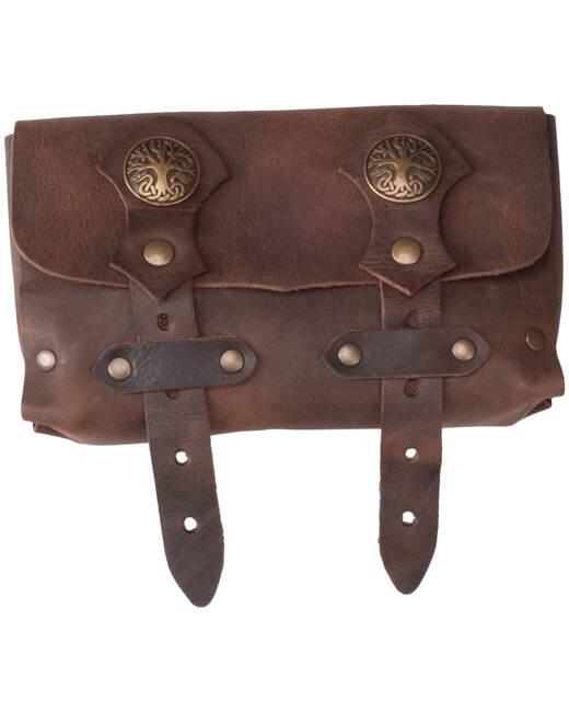 Herreria belt bag - Brown - skórzana kaletka