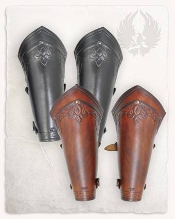 Lancelot bracers 2ND ED  black - skórzane karwasze