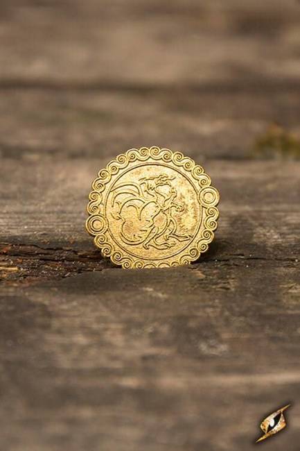 Larp coin Dragon - Gold