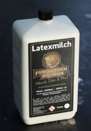 Latex Milk 2000ml, plain white / natural
