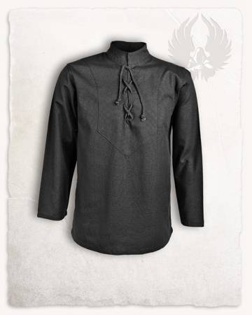 Leomar Shirt Black - twillowa koszula