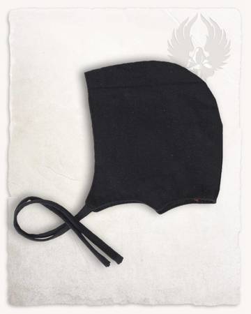 Lisbeth Bonnet Black - czepek średniowieczny