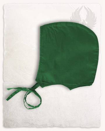 Lisbeth Bonnet Green - czepek średniowieczny