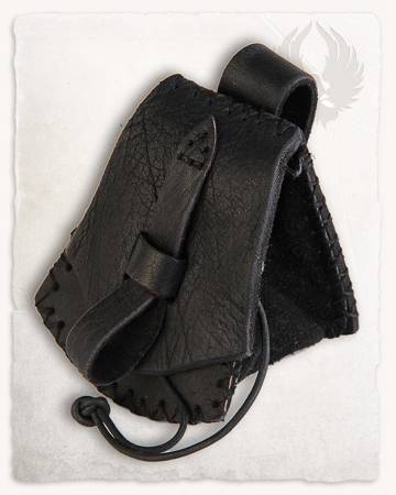 Louis Belt Bag Small Black - skórzana kaletka