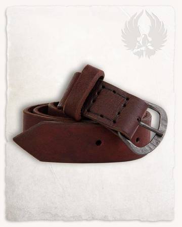 Louis Belt Brown - skórzany pas