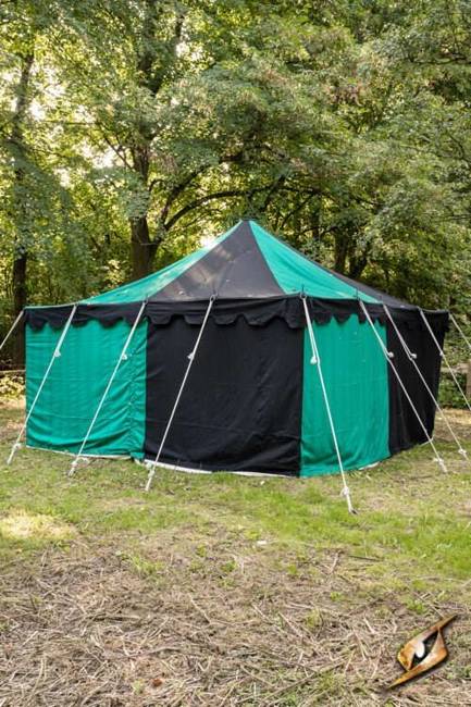 Marquee Tent - 4x4m - Epic Black/Emerald Green