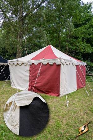 Marquee Tent - 4x4m - Natural/Epic Black