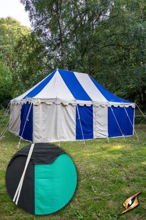 Marquee Tent - 4x6m - Epic Black/Emerald Green