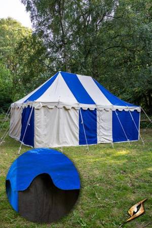 Marquee Tent - 4x6m - Epic Black/Lapis Blue