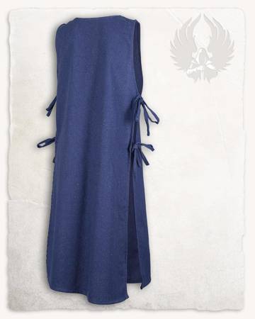 Ormhild Apron Dress Blue - suknia fartuchowa