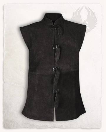 Orthello Suede Vest Black - kamizelka średniowieczna