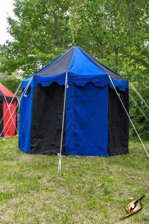 Pavilion Tent - Ø3m - Epic Black/Lapis Blue