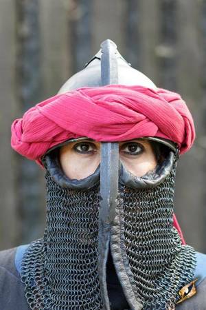 Persian Headband - Dark Red
