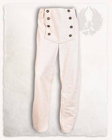 Pollard Trousers Cream - płócienne spodnie