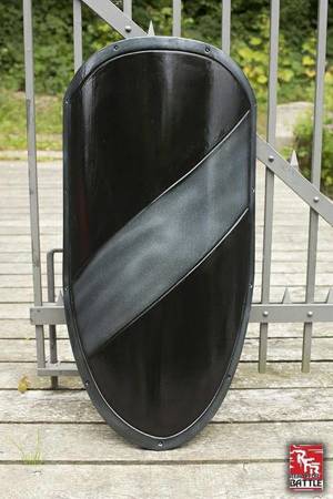 RFB Large Shield Black - Silver