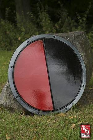 RFB Round Shield - Black - Red