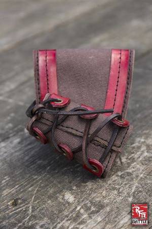 RFB Small Holder - Brown - Red
