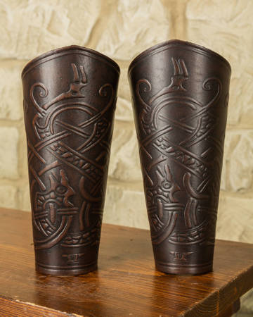 Ragnarok Midgar Bracers - Brown