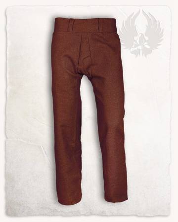 Ranulf Thorsberg Trousers Brown - płócienne spodnie