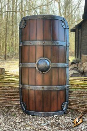 Reinforced Tower Shield - Wood - 130x80cm