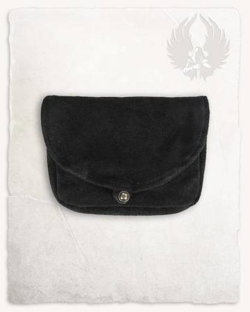 Rickar Belt Bag Small Black - zamszowa mała kaletka