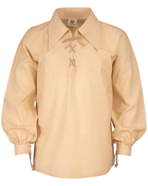 Sawyer shirt - Cream - koszula bawełniana