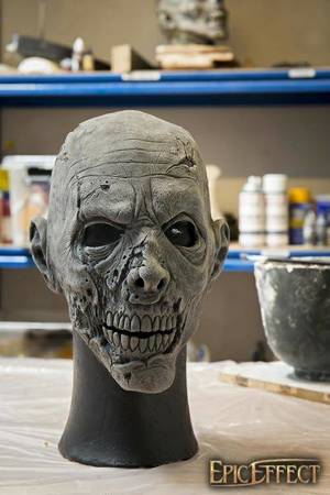 Scarface Zombie - Unpainted  / maska lateksowa Zombie niepomaowana
