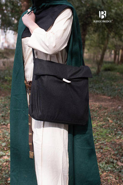 Shoulder Bag Vesker - Black - torba na ramię z filcowanej wełny
